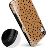 image:imageCasely iPhone XR Case  Peace Out  Groovy Peace Sign  Bold Protective DesignSpot On  Dotted Animal