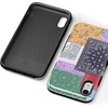 image:imageCasely iPhone XR Case  Peace Out  Groovy Peace Sign  Bold Protective DesignSwatch It Up  Patchwork Bandana