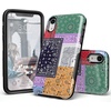 image:imageCasely iPhone XR Case  Peace Out  Groovy Peace Sign  Bold Protective DesignSwatch It Up  Patchwork Bandana