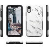 image:imageCasely iPhone XR Case  Peace Out  Groovy Peace Sign  Bold Protective DesignTake Me for Granite  White Marble