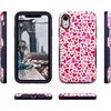 image:imageCasely iPhone XR Case  Peace Out  Groovy Peace Sign  Bold Protective DesignXOXO  Pink Candy Hearts