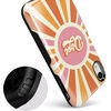 image:imageCasely iPhone XR Case  Peace Out  Groovy Peace Sign  Bold Protective DesignYoure Dope  Retro Colorblock