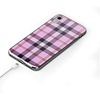 image:imageCasely iPhone XR Case  Subtle Blush  White and Pink Marble  Classic Ultra Slim DesignAs if  Light Purple Plaid