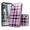image:imageCasely iPhone XR Case  Subtle Blush  White and Pink Marble  Classic Ultra Slim DesignAs if  Light Purple Plaid