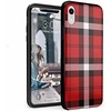 image:imageCasely iPhone XR Case  Subtle Blush  White and Pink Marble  Classic Ultra Slim DesignAs if  Red Plaid