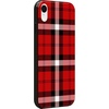 image:imageCasely iPhone XR Case  Subtle Blush  White and Pink Marble  Classic Ultra Slim DesignAs if  Red Plaid