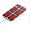 image:imageCasely iPhone XR Case  Subtle Blush  White and Pink Marble  Classic Ultra Slim DesignAs if  Red Plaid
