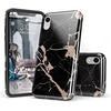 image:imageCasely iPhone XR Case  Subtle Blush  White and Pink Marble  Classic Ultra Slim DesignCracked Rose Gold Black Marble