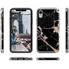 image:imageCasely iPhone XR Case  Subtle Blush  White and Pink Marble  Classic Ultra Slim DesignCracked Rose Gold Black Marble