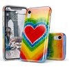 image:imageCasely iPhone XR Case  Subtle Blush  White and Pink Marble  Classic Ultra Slim DesignI Heart Tie Dye  Rainbow Heart
