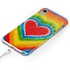 image:imageCasely iPhone XR Case  Subtle Blush  White and Pink Marble  Classic Ultra Slim DesignI Heart Tie Dye  Rainbow Heart