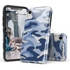 image:imageCasely iPhone XR Case  Subtle Blush  White and Pink Marble  Classic Ultra Slim DesignIn Formation  Metallic Blue Camo