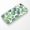 image:imageCasely iPhone XR Case  Subtle Blush  White and Pink Marble  Classic Ultra Slim DesignLeaf Me Alone  Green Floral Print