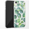 image:imageCasely iPhone XR Case  Subtle Blush  White and Pink Marble  Classic Ultra Slim DesignLeaf Me Alone  Green Floral Print