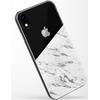 image:imageCasely iPhone XR Case  Subtle Blush  White and Pink Marble  Classic Ultra Slim DesignLets Split  Half White Clear Marble