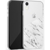 image:imageCasely iPhone XR Case  Subtle Blush  White and Pink Marble  Classic Ultra Slim DesignLets Split  Half White Clear Marble