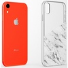image:imageCasely iPhone XR Case  Subtle Blush  White and Pink Marble  Classic Ultra Slim DesignLets Split  Half White Clear Marble