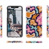 image:imageCasely iPhone XR Case  Subtle Blush  White and Pink Marble  Classic Ultra Slim DesignMidnight Color Splash  Abstract Retro