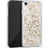 image:imageCasely iPhone XR Case  Subtle Blush  White and Pink Marble  Classic Ultra Slim DesignMorning Sparkle  Rose and Gold Flaked Clear