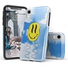 image:imageCasely iPhone XR Case  Subtle Blush  White and Pink Marble  Classic Ultra Slim DesignOn Cloud Nine  Glitch Smiley Face