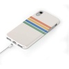 image:imageCasely iPhone XR Case  Subtle Blush  White and Pink Marble  Classic Ultra Slim DesignTotally Groovy  Rainbow Stripes Color Block