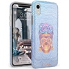 image:imageCasely iPhone XR Case  Subtle Blush  White and Pink Marble  Classic Ultra Slim DesignVida y Muerte  Frida Kahlo Dotted Skull