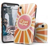 image:imageCasely iPhone XR Case  Subtle Blush  White and Pink Marble  Classic Ultra Slim DesignYoure Dope  Retro Colorblock