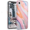 image:imageCasely iPhone XR Case  Subtle Blush  White and Pink Marble  Classic Ultra Slim DesignYoure a Gem  Rainbow Marble Swirl