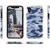 image:imageCasely iPhone XXS Case  Flower My World  Purple Mauve Floral  Classic Ultra Slim DesignIn Formation  Metallic Blue Camo