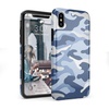 image:imageCasely iPhone XXS Case  Flower My World  Purple Mauve Floral  Classic Ultra Slim DesignIn Formation  Metallic Blue Camo