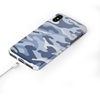 image:imageCasely iPhone XXS Case  Flower My World  Purple Mauve Floral  Classic Ultra Slim DesignIn Formation  Metallic Blue Camo