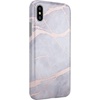 image:imageCasely iPhone XXS Case  Flower My World  Purple Mauve Floral  Classic Ultra Slim DesignTouch of Lavender  Lavender  Rose Gold Marble