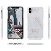 image:imageCasely iPhone XXS Case  Other Side  Holographic Metallic Stained Glass Marble  Classic Ultra Slim DesignBeautiful White and Pink Marble