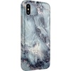 image:imageCasely iPhone XXS Case  Other Side  Holographic Metallic Stained Glass Marble  Classic Ultra Slim DesignBlue Marble