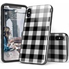 image:imageCasely iPhone XXS Case  Other Side  Holographic Metallic Stained Glass Marble  Classic Ultra Slim DesignCheck Me Out  Checkerboard