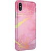 image:imageCasely iPhone XXS Case  Other Side  Holographic Metallic Stained Glass Marble  Classic Ultra Slim DesignCute Pink Marble Holo
