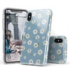 image:imageCasely iPhone XXS Case  Other Side  Holographic Metallic Stained Glass Marble  Classic Ultra Slim DesignDaisy Daydream  Baby Blue Floral