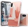image:imageCasely iPhone XXS Case  Other Side  Holographic Metallic Stained Glass Marble  Classic Ultra Slim DesignDesert Daze  Peachy Cactus
