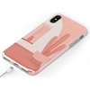 image:imageCasely iPhone XXS Case  Other Side  Holographic Metallic Stained Glass Marble  Classic Ultra Slim DesignDesert Daze  Peachy Cactus