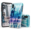 image:imageCasely iPhone XXS Case  Other Side  Holographic Metallic Stained Glass Marble  Classic Ultra Slim DesignDo or Dye Acid Wash Tie Dye