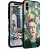 image:imageCasely iPhone XXS Case  Other Side  Holographic Metallic Stained Glass Marble  Classic Ultra Slim DesignFind Your Muse  Frida Kahlo Portrait
