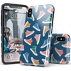 image:imageCasely iPhone XXS Case  Other Side  Holographic Metallic Stained Glass Marble  Classic Ultra Slim DesignIf The Shoe Fits  High Top Sneaker