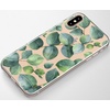 image:imageCasely iPhone XXS Case  Other Side  Holographic Metallic Stained Glass Marble  Classic Ultra Slim DesignLeaf Me Alone  Green Floral