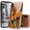 image:imageCasely iPhone XXS Case  Other Side  Holographic Metallic Stained Glass Marble  Classic Ultra Slim DesignLet it Grow  Banana Leaf Floral
