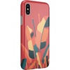 image:imageCasely iPhone XXS Case  Other Side  Holographic Metallic Stained Glass Marble  Classic Ultra Slim DesignLet it Grow  Banana Leaf Floral