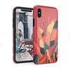 image:imageCasely iPhone XXS Case  Other Side  Holographic Metallic Stained Glass Marble  Classic Ultra Slim DesignLet it Grow  Banana Leaf Floral