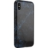 image:imageCasely iPhone XXS Case  Other Side  Holographic Metallic Stained Glass Marble  Classic Ultra Slim DesignMidnight Marble Black  Navy