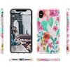 image:imageCasely iPhone XXS Case  Other Side  Holographic Metallic Stained Glass Marble  Classic Ultra Slim DesignOut And About  Light Pink Floral
