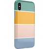 image:imageCasely iPhone XXS Case  Other Side  Holographic Metallic Stained Glass Marble  Classic Ultra Slim DesignPaint The Town  Colorblock Stripes