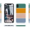 image:imageCasely iPhone XXS Case  Other Side  Holographic Metallic Stained Glass Marble  Classic Ultra Slim DesignPaint The Town  Colorblock Stripes